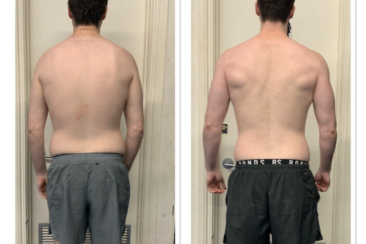 before and after of Brendan 02 - personal trainer port melbourne